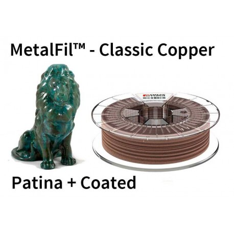 1,75 mm, MetalFil Bronze, filaments FormFutura, 1kg